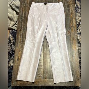 Max Nugus Haute Couture Shimmering Light Purple Leather Pants